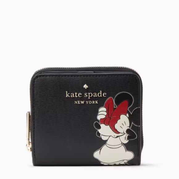 kate spade Handbags - NEW! Disney X Kate Spade New York Minnie Mouse Zip Around Wallet